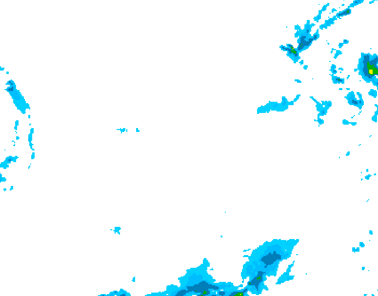 GDPS precipitation 054 hour forecast chart for Canada based on 2026/01/23 0000Z data