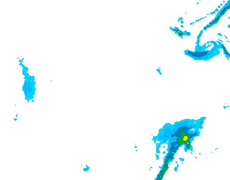 GDPS precipitation 072 hour forecast chart for Canada based on 2026/01/23 0000Z data