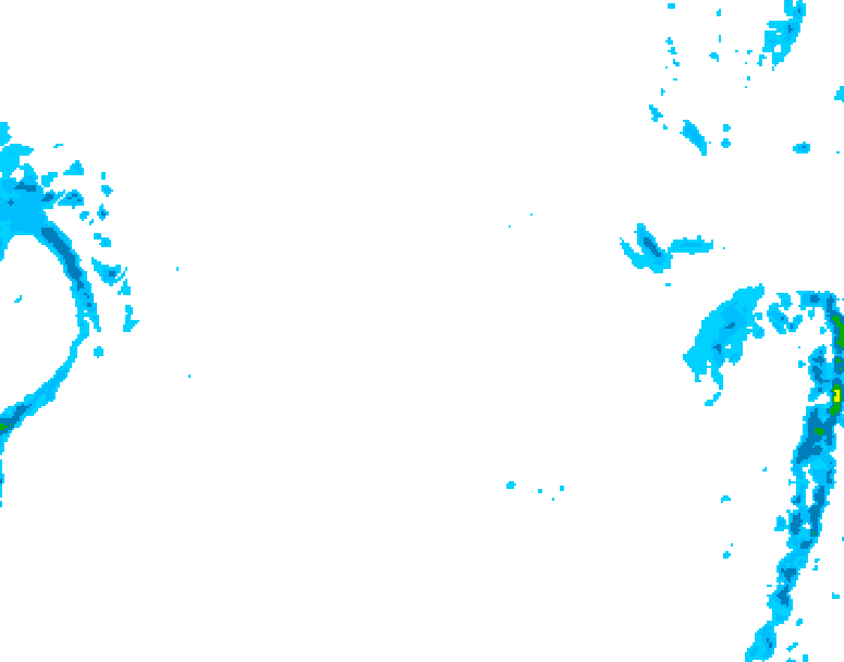 GDPS precipitation 108 hour forecast chart for Canada based on 2026/01/23 0000Z data