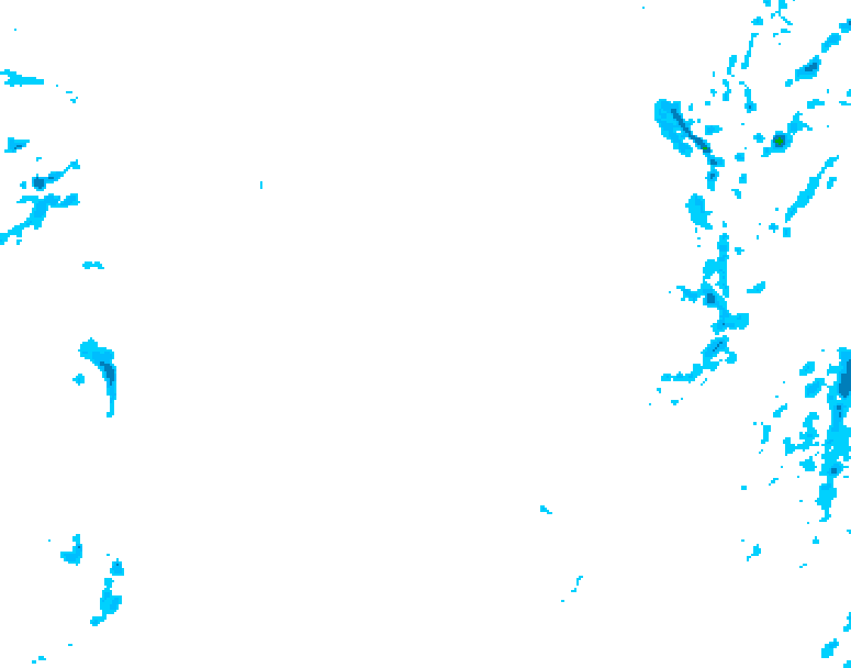 GDPS precipitation 150 hour forecast chart for Canada based on 2026/01/23 0000Z data