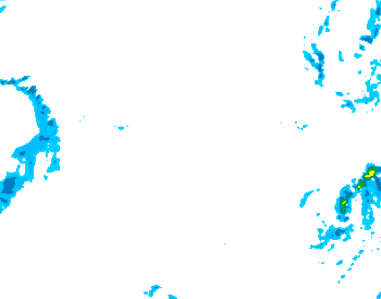 GDPS precipitation 180 hour forecast chart for Canada based on 2026/01/23 0000Z data