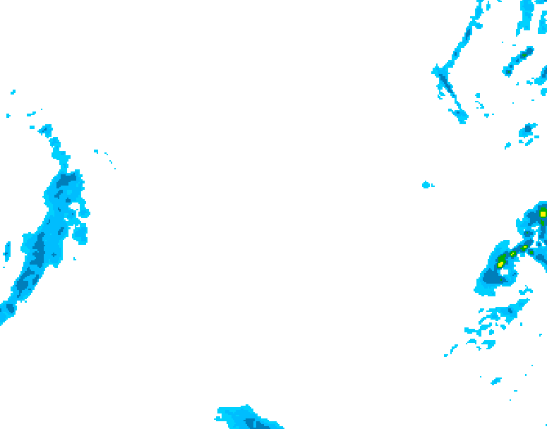 GDPS precipitation 186 hour forecast chart for Canada based on 2026/01/23 0000Z data