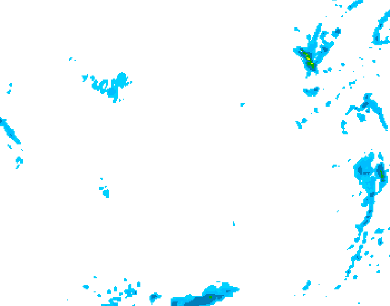 GDPS precipitation 024 hour forecast chart for Canada based on 2026/01/23 1200Z data