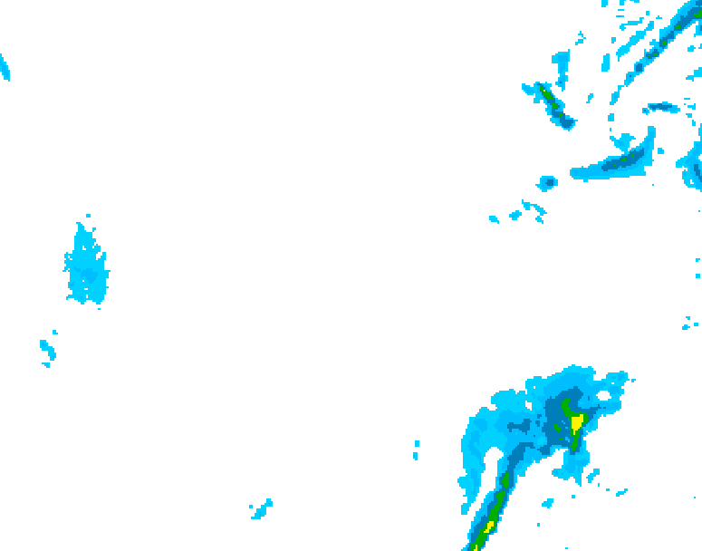 GDPS precipitation 060 hour forecast chart for Canada based on 2026/01/23 1200Z data
