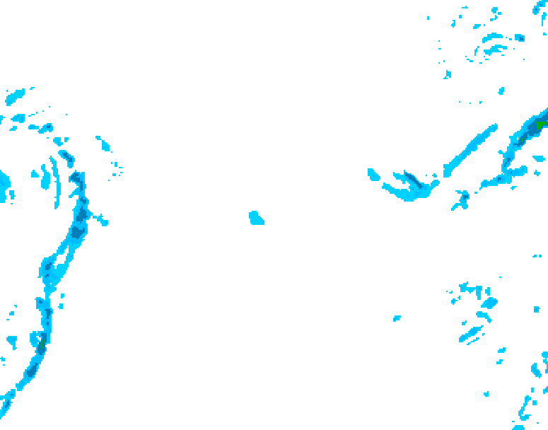 GDPS precipitation 114 hour forecast chart for Canada based on 2026/01/23 1200Z data