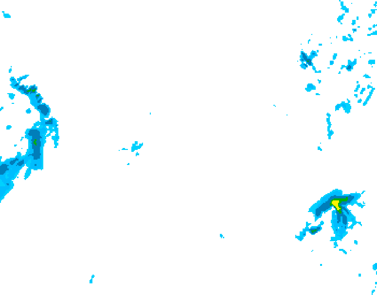 GDPS precipitation 156 hour forecast chart for Canada based on 2026/01/23 1200Z data