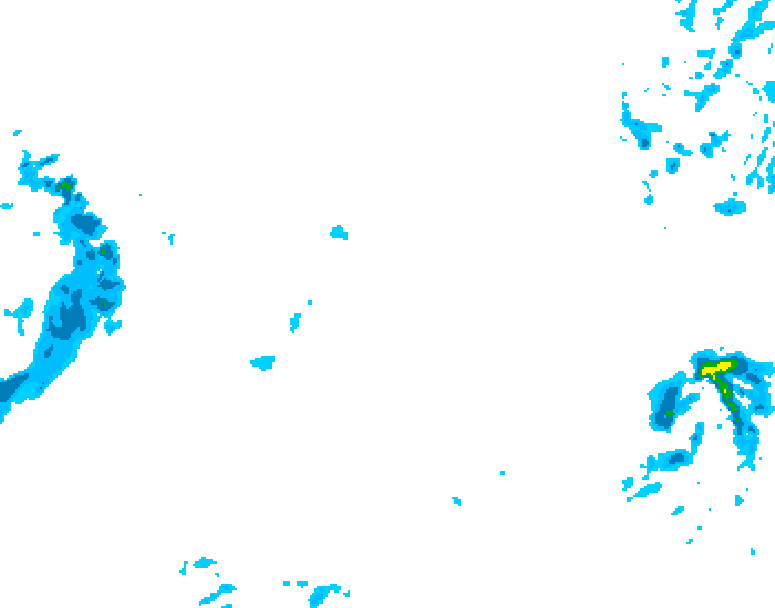 GDPS precipitation 162 hour forecast chart for Canada based on 2026/01/23 1200Z data