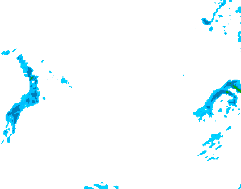 GDPS precipitation 174 hour forecast chart for Canada based on 2026/01/23 1200Z data