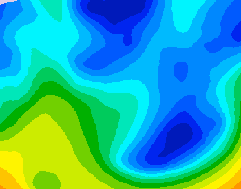 GDPS 500 millibar geopotential height 150 hour forecast chart for Canada based on 2026/01/24 0000Z data