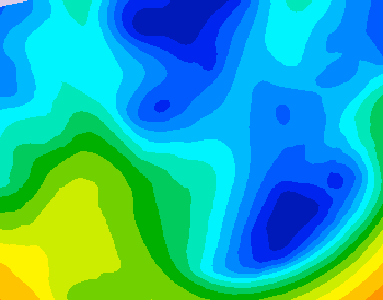 GDPS 500 millibar geopotential height 156 hour forecast chart for Canada based on 2026/01/24 0000Z data