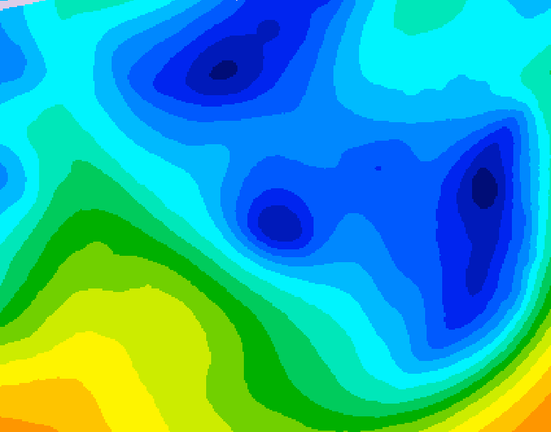 GDPS 500 millibar geopotential height 180 hour forecast chart for Canada based on 2026/01/24 0000Z data