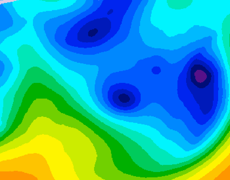 GDPS 500 millibar geopotential height 186 hour forecast chart for Canada based on 2026/01/24 0000Z data