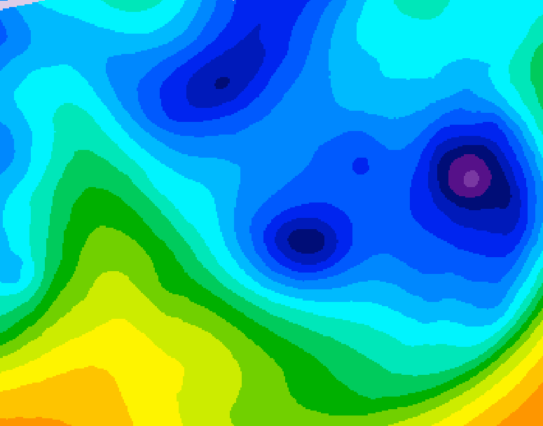 GDPS 500 millibar geopotential height 192 hour forecast chart for Canada based on 2026/01/24 0000Z data