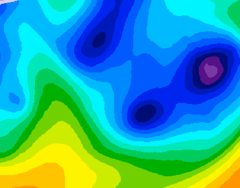 GDPS 500 millibar geopotential height 204 hour forecast chart for Canada based on 2026/01/24 0000Z data