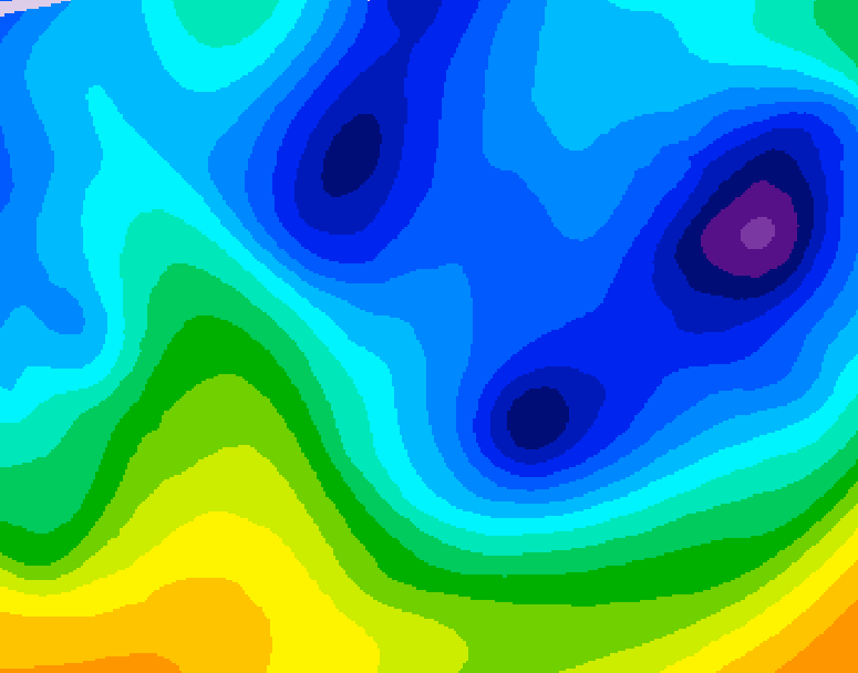 GDPS 500 millibar geopotential height 210 hour forecast chart for Canada based on 2026/01/24 0000Z data