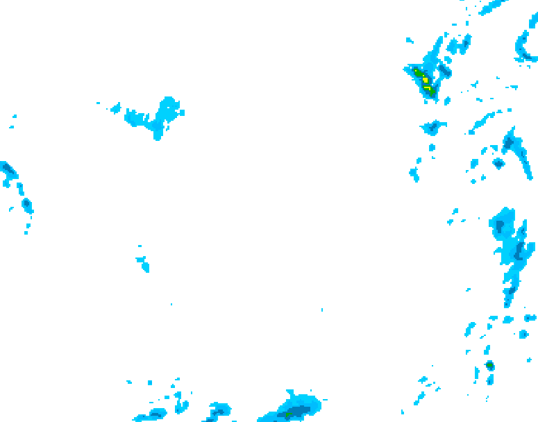 GDPS precipitation 012 hour forecast chart for Canada based on 2026/01/24 0000Z data