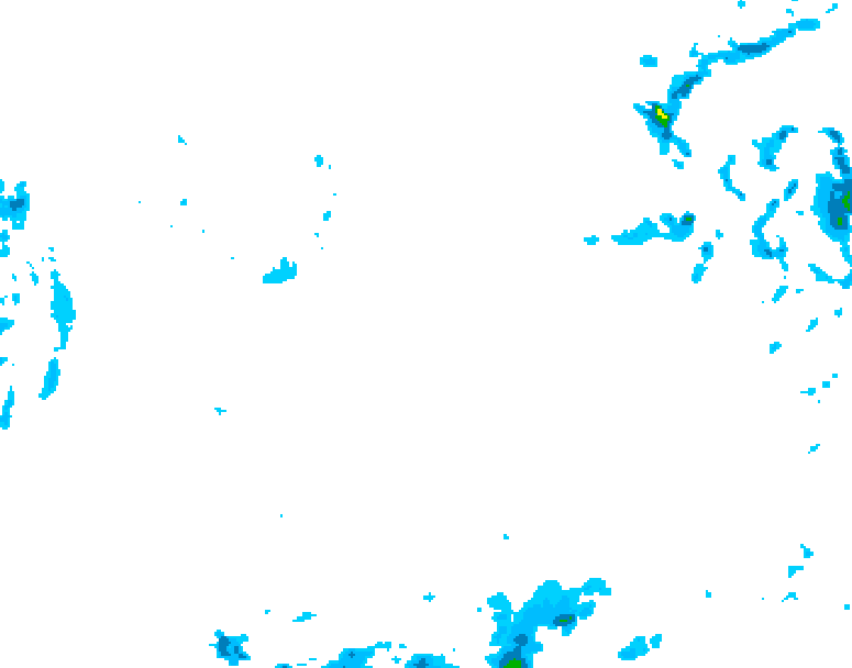 GDPS precipitation 024 hour forecast chart for Canada based on 2026/01/24 0000Z data