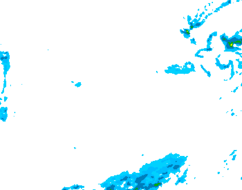 GDPS precipitation 030 hour forecast chart for Canada based on 2026/01/24 0000Z data