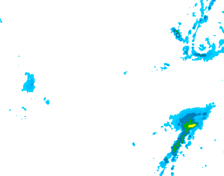 GDPS precipitation 054 hour forecast chart for Canada based on 2026/01/24 0000Z data