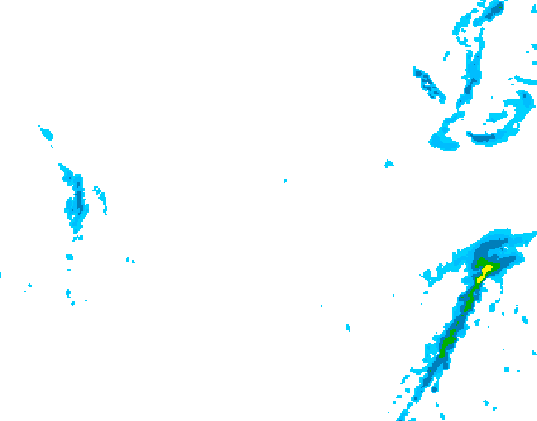 GDPS precipitation 060 hour forecast chart for Canada based on 2026/01/24 0000Z data