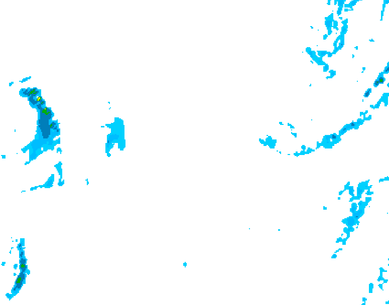 GDPS precipitation 108 hour forecast chart for Canada based on 2026/01/24 0000Z data