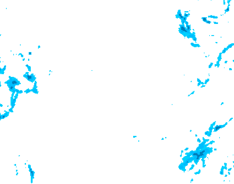GDPS precipitation 132 hour forecast chart for Canada based on 2026/01/24 0000Z data
