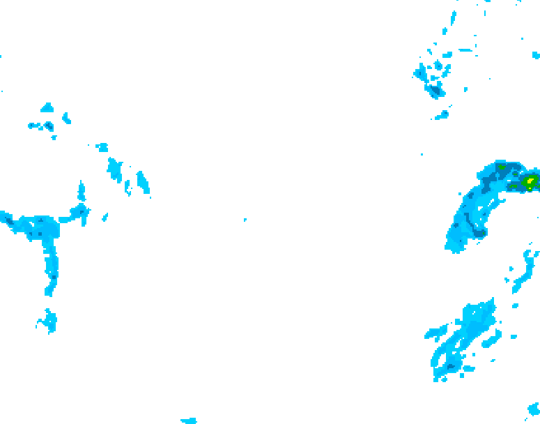 GDPS precipitation 162 hour forecast chart for Canada based on 2026/01/24 0000Z data