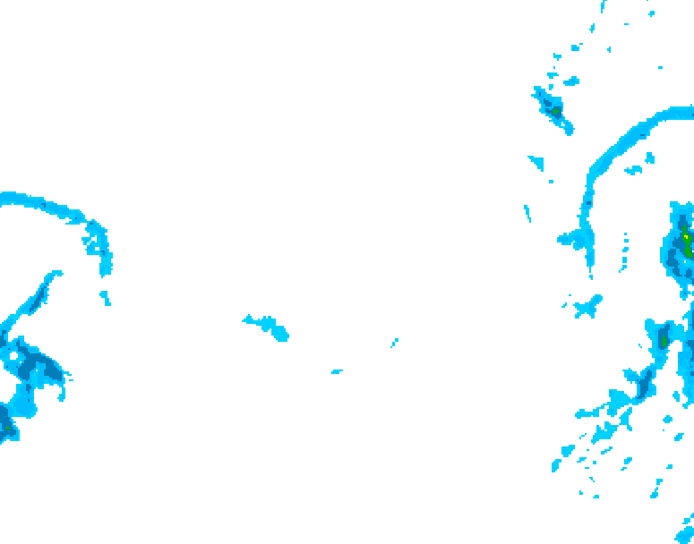 GDPS precipitation 180 hour forecast chart for Canada based on 2026/01/24 0000Z data