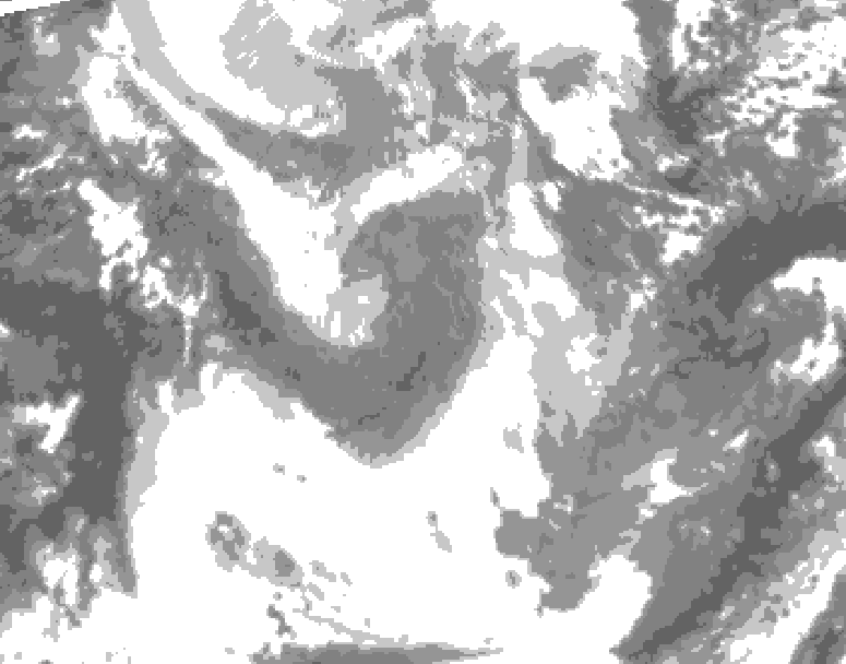 GDPS total cloud 168 hour forecast chart for Canada based on 2026/01/24 0000Z data