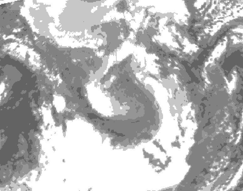 GDPS total cloud 186 hour forecast chart for Canada based on 2026/01/24 0000Z data