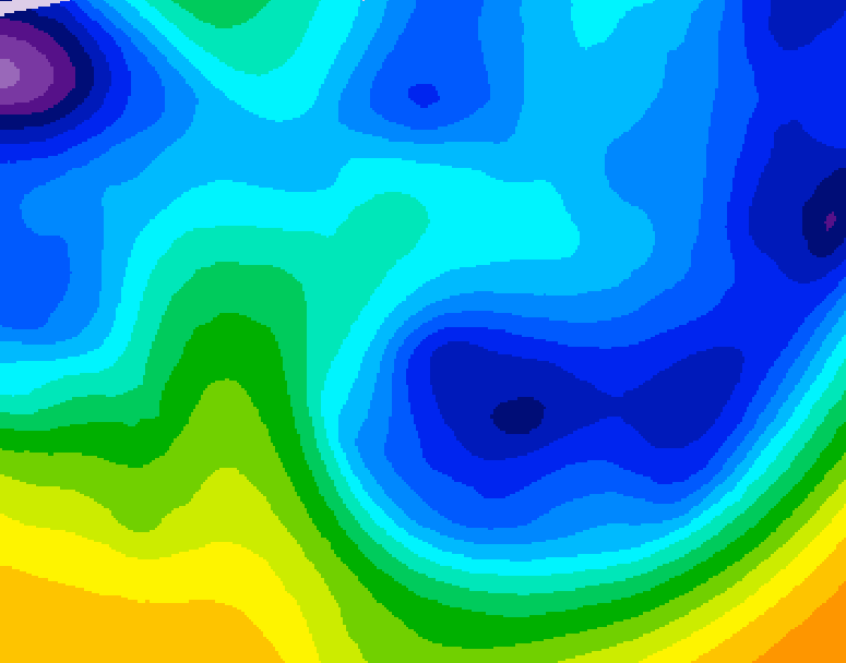 GDPS 500 millibar geopotential height 084 hour forecast chart for Canada based on 2026/01/25 0000Z data