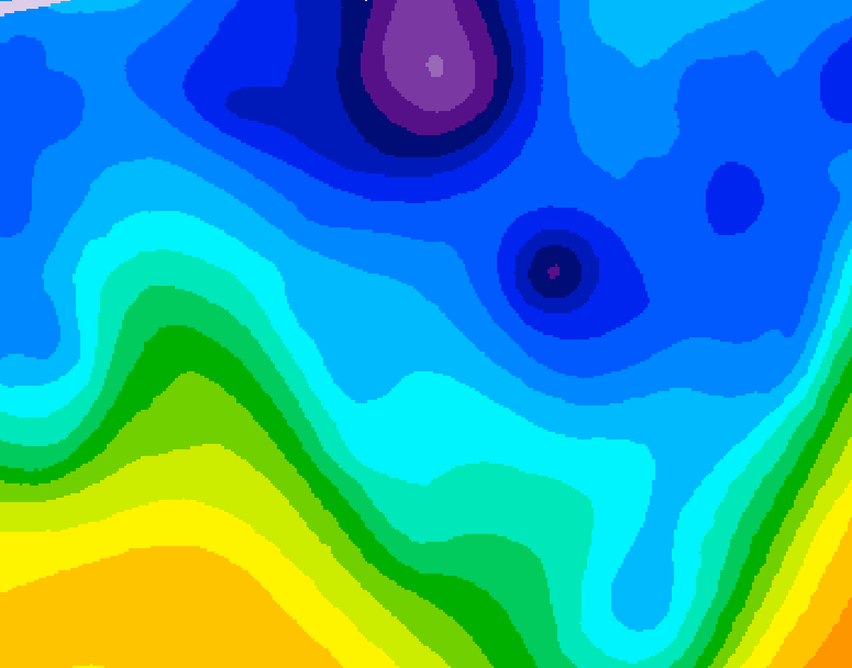 GDPS 500 millibar geopotential height 174 hour forecast chart for Canada based on 2026/01/25 0000Z data