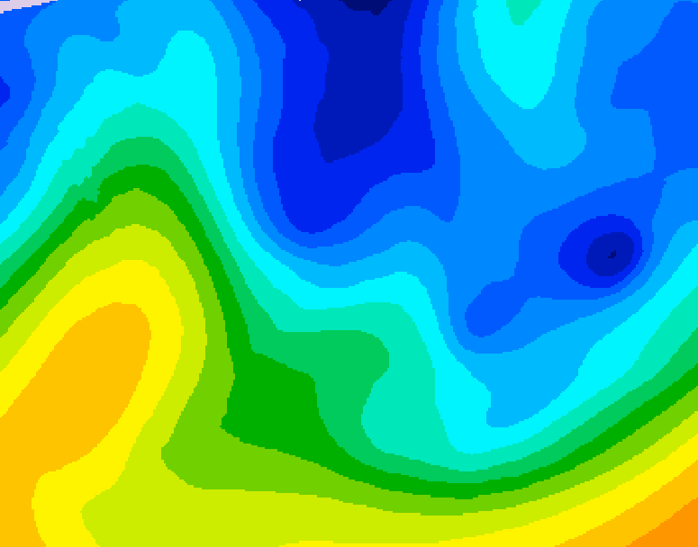 GDPS 500 millibar geopotential height 240 hour forecast chart for Canada based on 2026/01/25 0000Z data