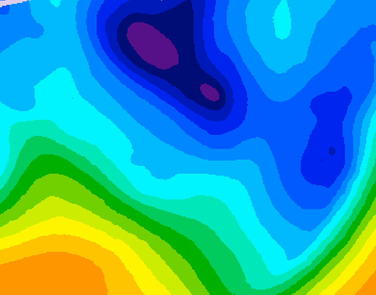 GDPS 500 millibar geopotential height 144 hour forecast chart for Canada based on 2026/01/25 1200Z data