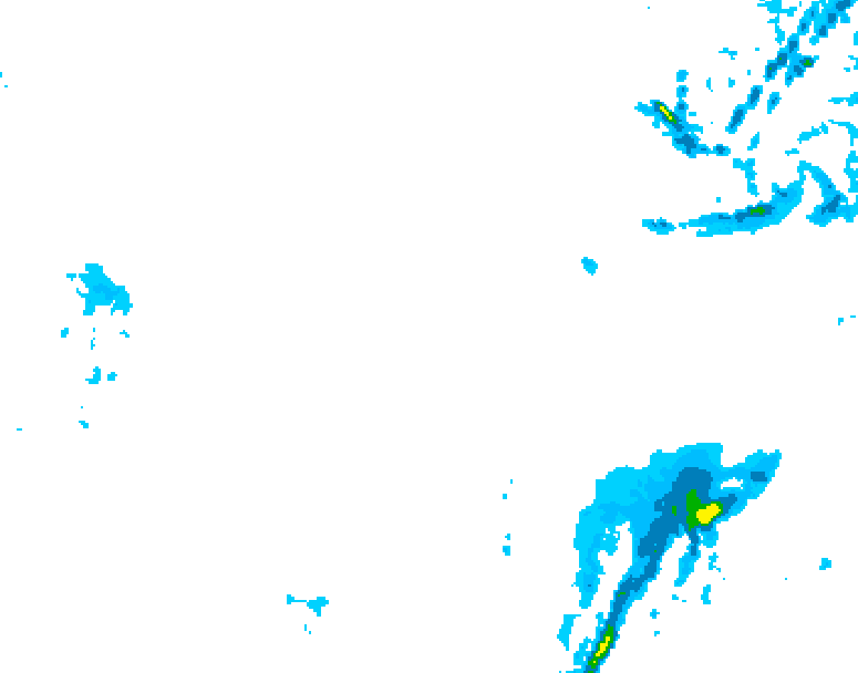 GDPS precipitation 024 hour forecast chart for Canada based on 2026/01/25 0000Z data
