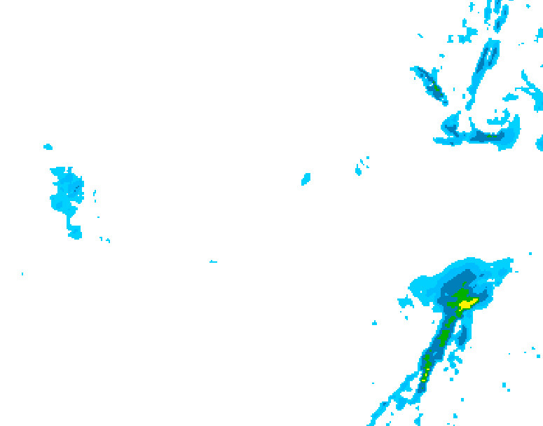 GDPS precipitation 030 hour forecast chart for Canada based on 2026/01/25 0000Z data