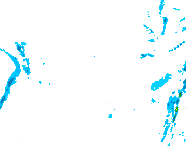 GDPS precipitation 054 hour forecast chart for Canada based on 2026/01/25 0000Z data