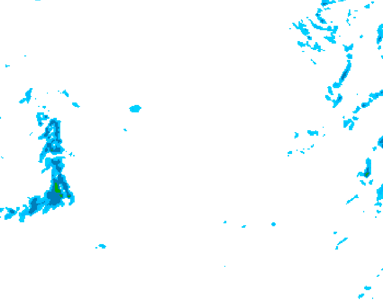 GDPS precipitation 096 hour forecast chart for Canada based on 2026/01/25 0000Z data