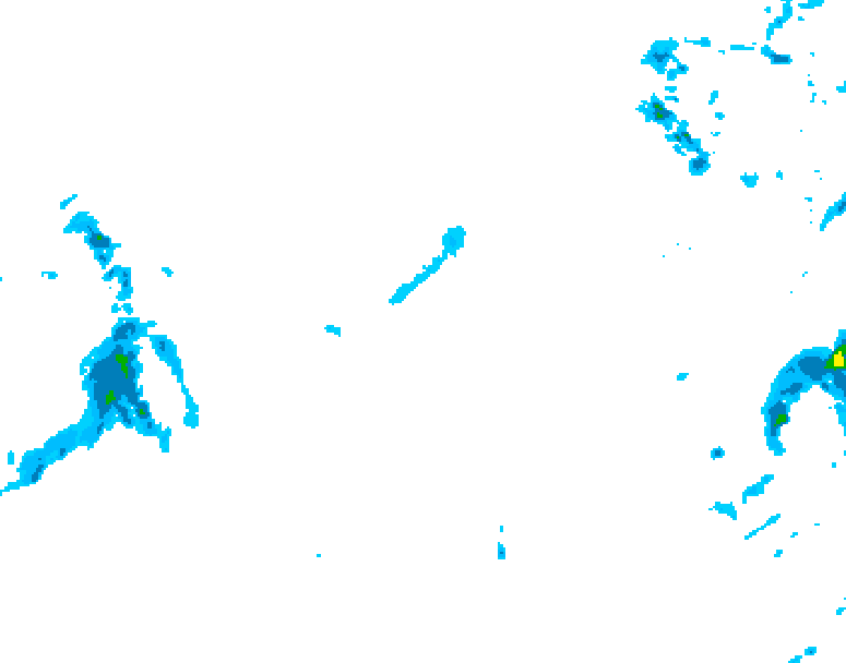 GDPS precipitation 126 hour forecast chart for Canada based on 2026/01/25 0000Z data