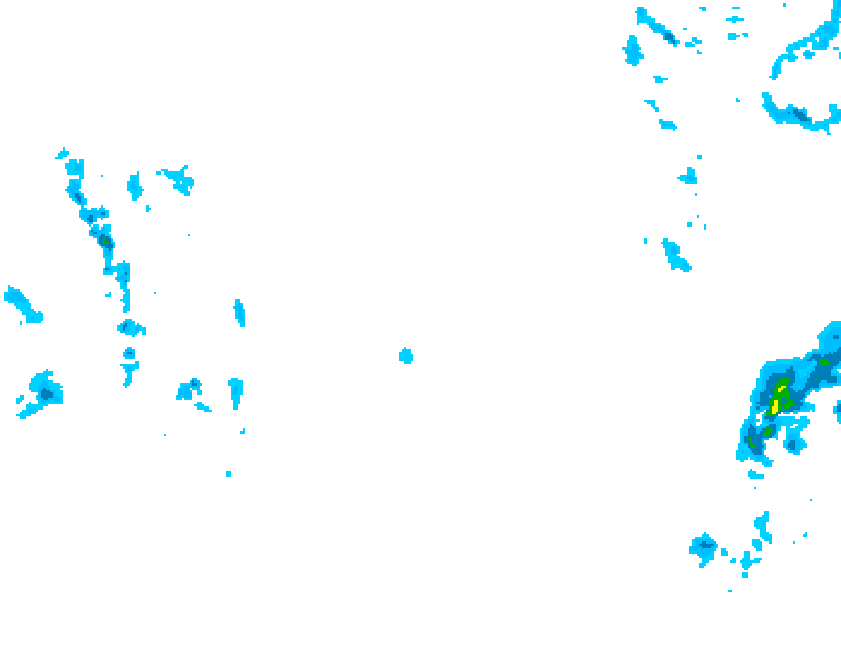 GDPS precipitation 198 hour forecast chart for Canada based on 2026/01/25 0000Z data