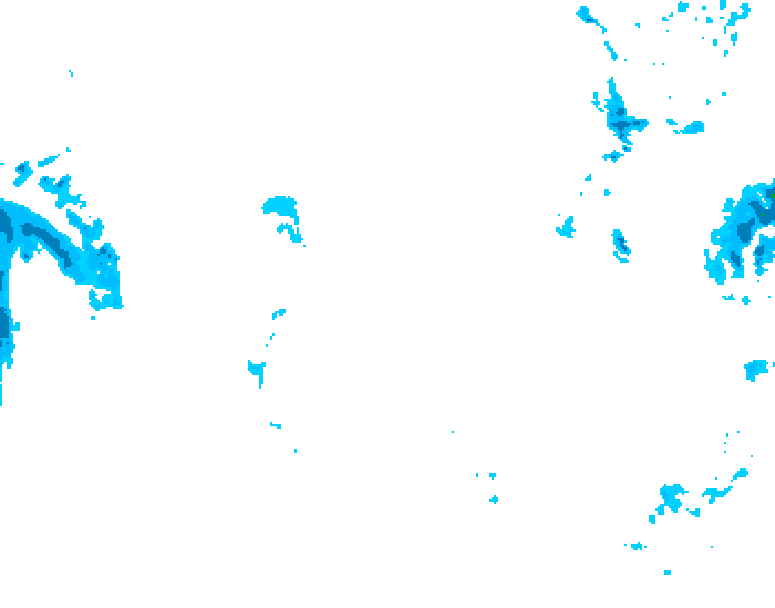 GDPS precipitation 216 hour forecast chart for Canada based on 2026/01/25 0000Z data