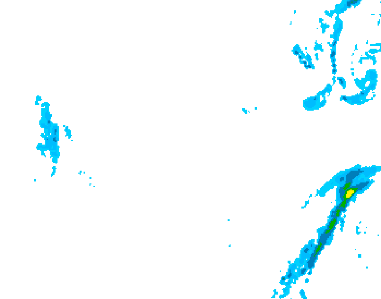 GDPS precipitation 024 hour forecast chart for Canada based on 2026/01/25 1200Z data