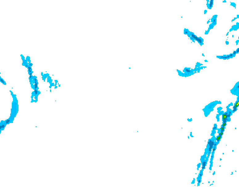 GDPS precipitation 036 hour forecast chart for Canada based on 2026/01/25 1200Z data