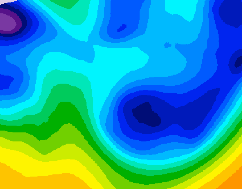 GDPS 500 millibar geopotential height 060 hour forecast chart for Canada based on 2026/01/26 0000Z data
