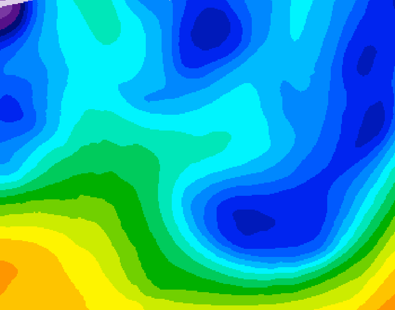 GDPS 500 millibar geopotential height 084 hour forecast chart for Canada based on 2026/01/26 0000Z data