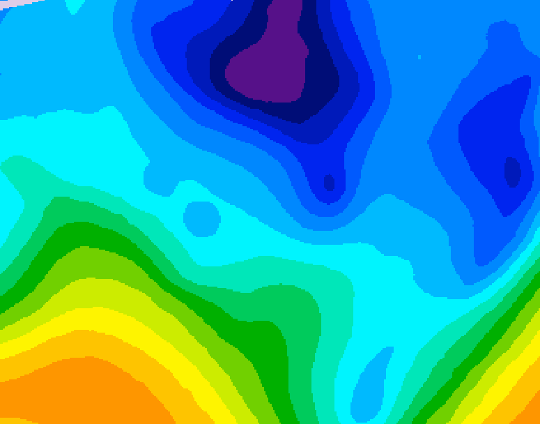 GDPS 500 millibar geopotential height 138 hour forecast chart for Canada based on 2026/01/26 0000Z data