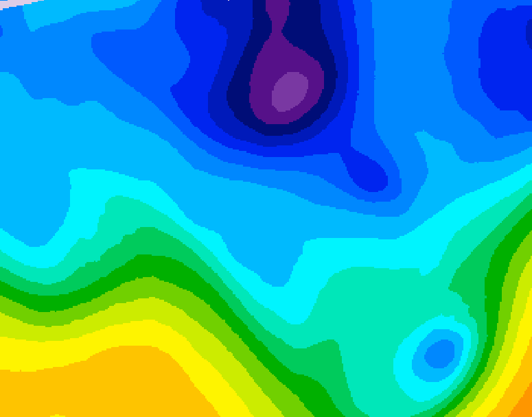 GDPS 500 millibar geopotential height 162 hour forecast chart for Canada based on 2026/01/26 0000Z data