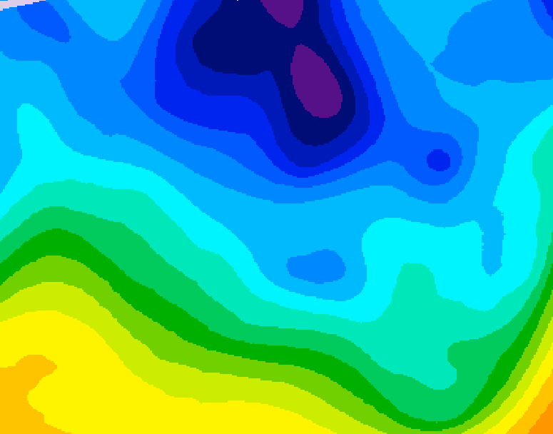GDPS 500 millibar geopotential height 192 hour forecast chart for Canada based on 2026/01/26 0000Z data