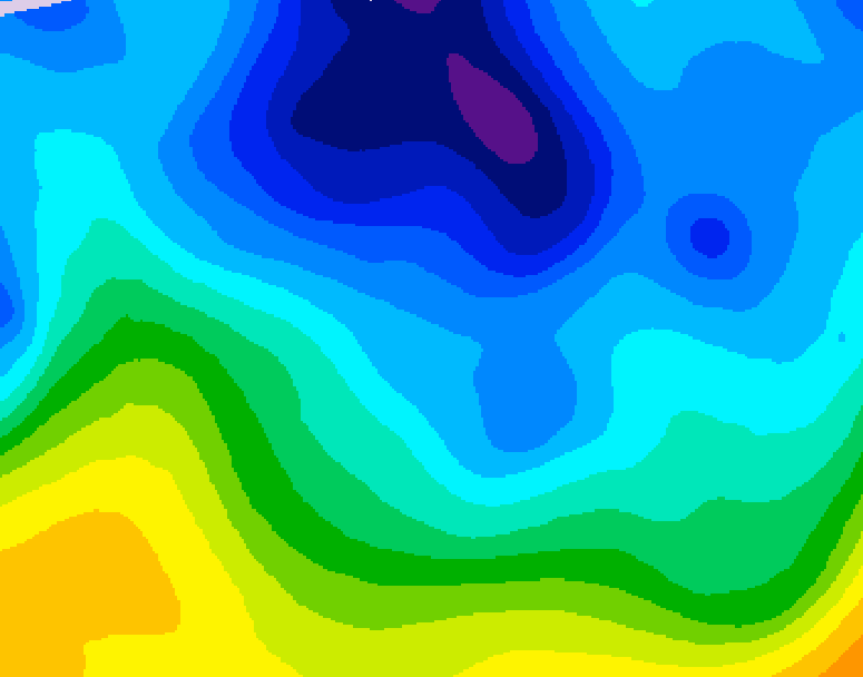 GDPS 500 millibar geopotential height 204 hour forecast chart for Canada based on 2026/01/26 0000Z data