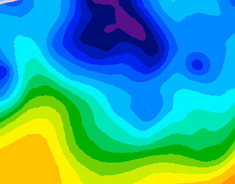 GDPS 500 millibar geopotential height 210 hour forecast chart for Canada based on 2026/01/26 0000Z data